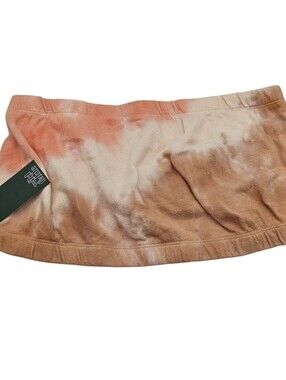 Wild Fable Womens Sz M Tube Top Pink Tan Tie Dye NEW